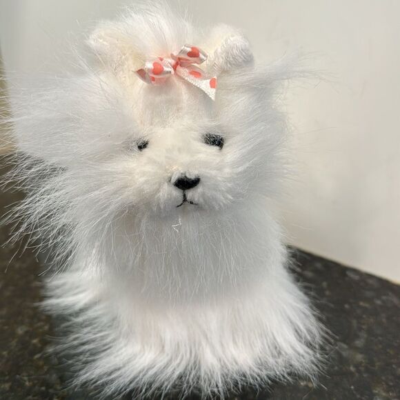 Ganz Webkinz Lil Kinz YORKIE 7" Plush DOG White Pink Stuffed Animal Toy No Code - Picture 2 of 10